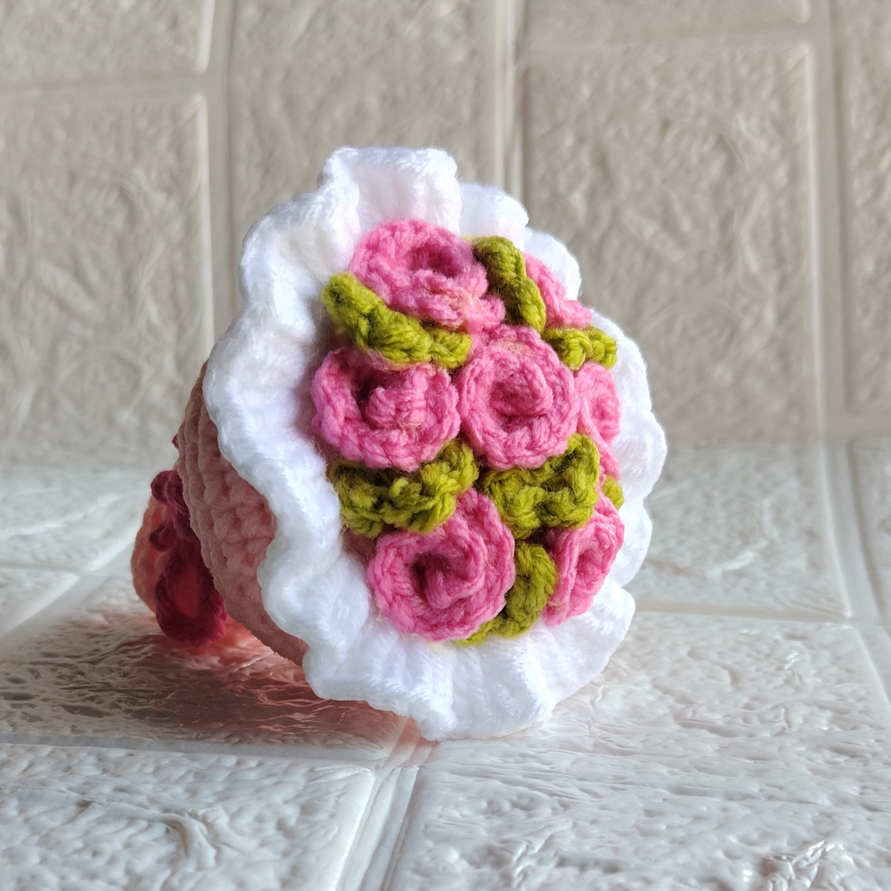 handmade crochet bouquet keychain handmade crochet bouquet keychain